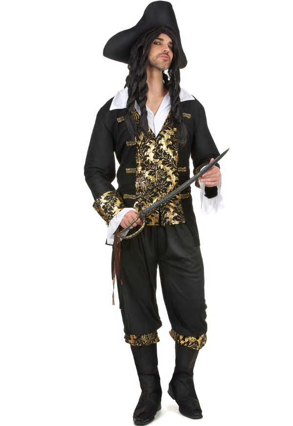Déguisement pirate à motif homme