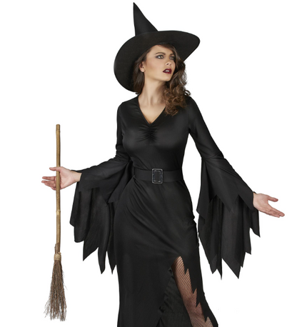 Déguisement sorcière noire sexy femme