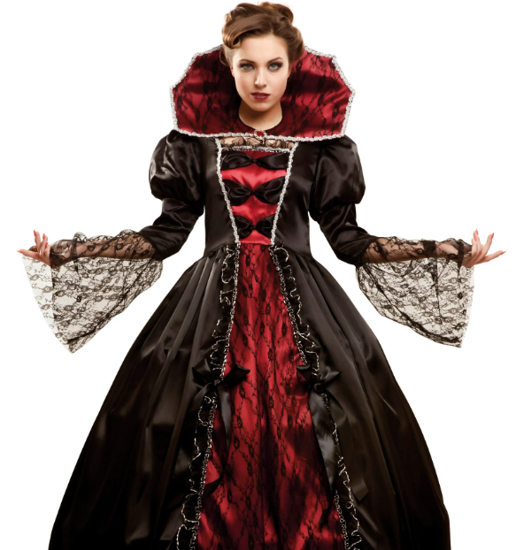 Déguisement vampire baroque luxe femme Halloween