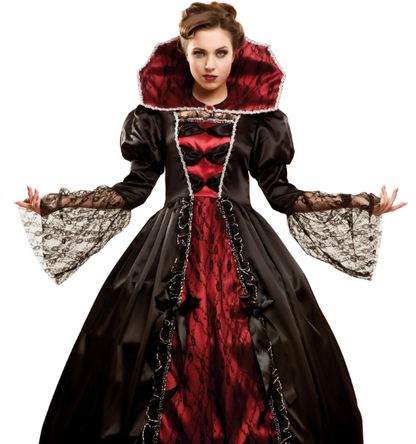 Déguisement vampire baroque luxe femme Halloween