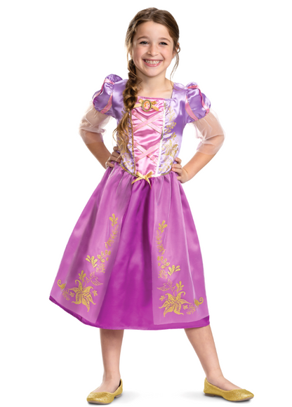 Déguisement Raiponce™ à paillettes fille