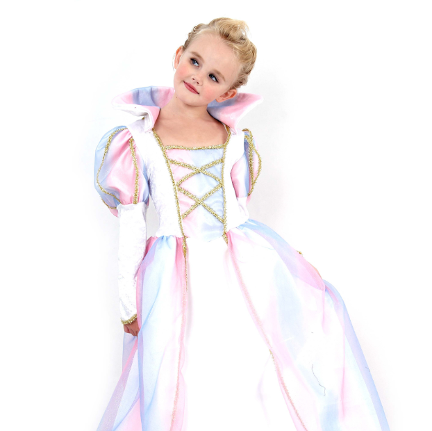 Déguisement princesse multicolore fille