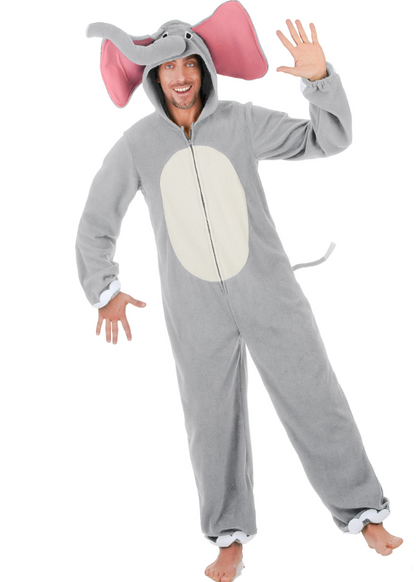 Déguisement éléphant gris homme