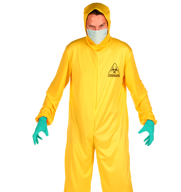 Déguisement combinaison contamination adulte