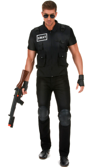 Déguisement agent du SWAT homme