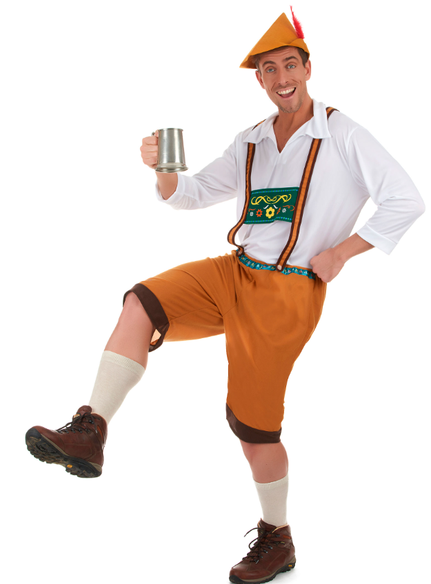 Déguisement Bavarois marron homme