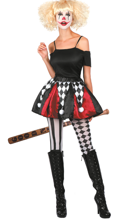 Déguisement jupe arlequin femme