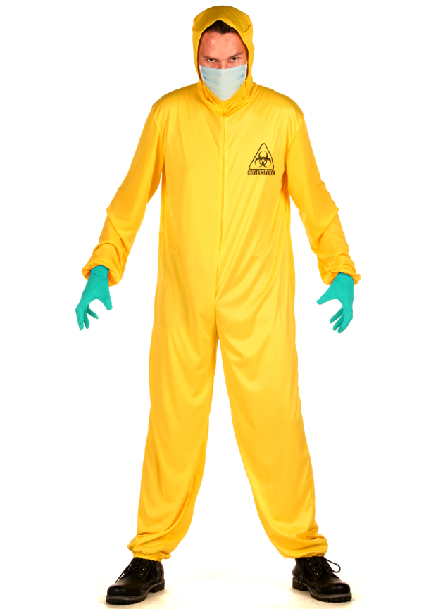 Déguisement combinaison contamination adulte