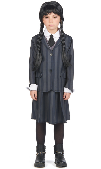 Déguisement uniforme scolaire gothique enfant