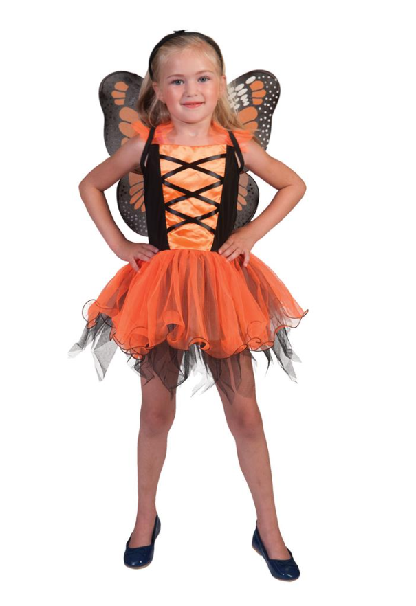 Déguisement papillon orange