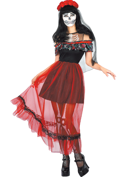 Déguisement Dia de los Muertos femme