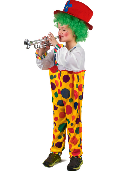 Déguisement clown à pois enfant
