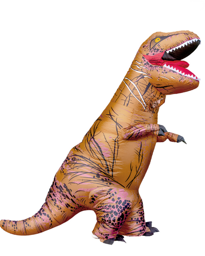 Déguisement T-rex gonflable adulte