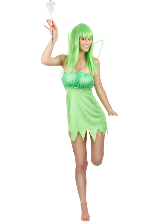 Déguisement fée verte femme