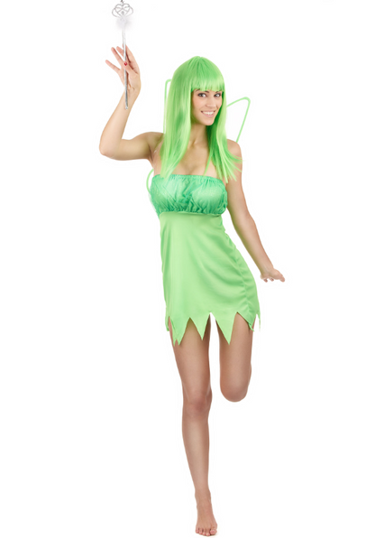 Déguisement fée verte femme