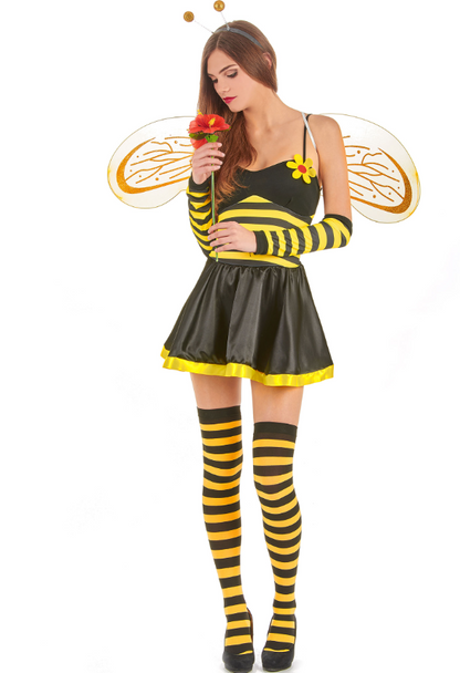 Déguisement abeille femme à fleur