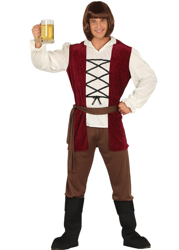 Déguisement tavernier médiéval homme