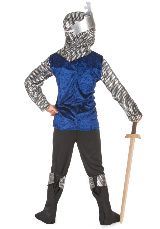 Déguisement chevalier bleu nuit garçon