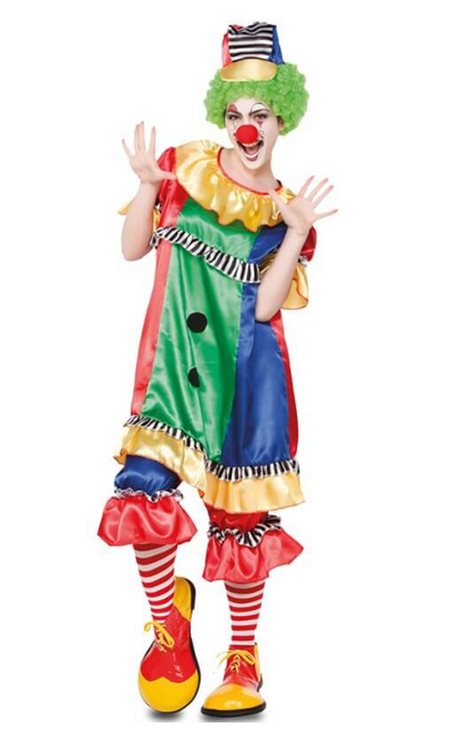 Déguisement de Clown Multicouleur pour femme