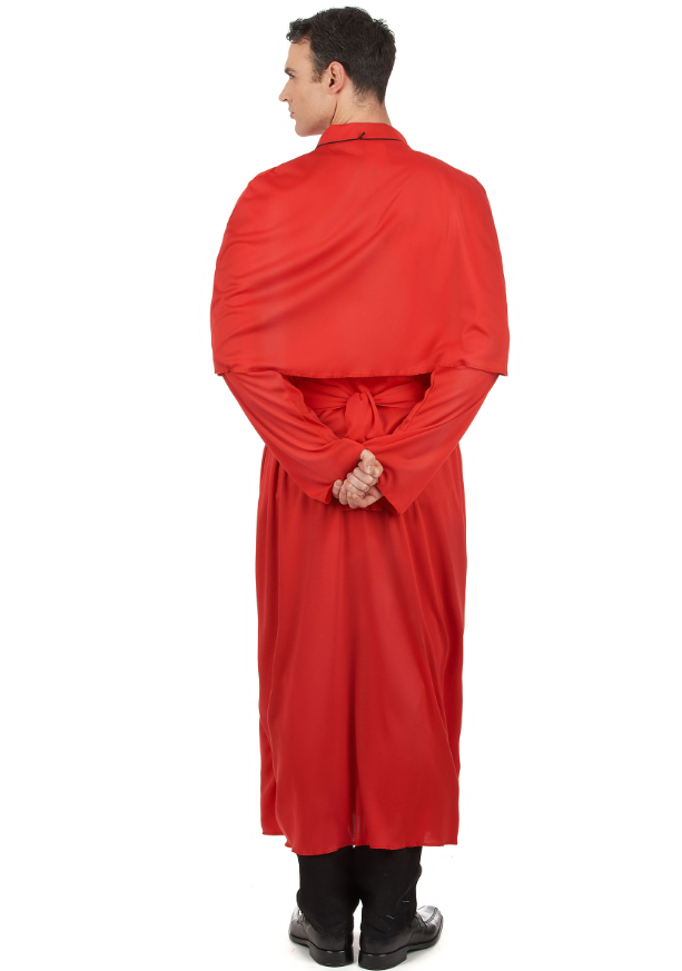 Déguisement prêtre rouge adulte
