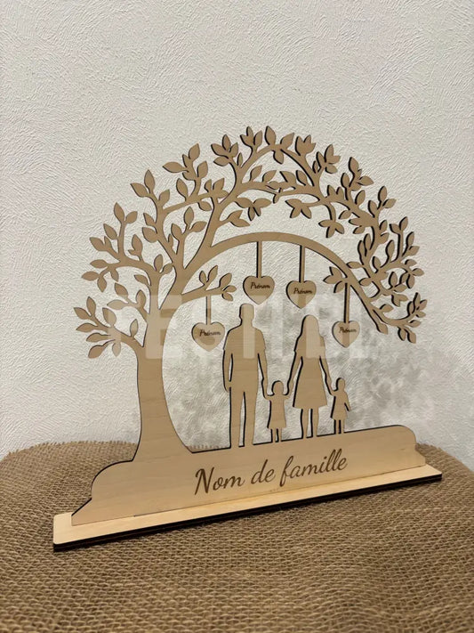 Arbre de vie de famille en bois