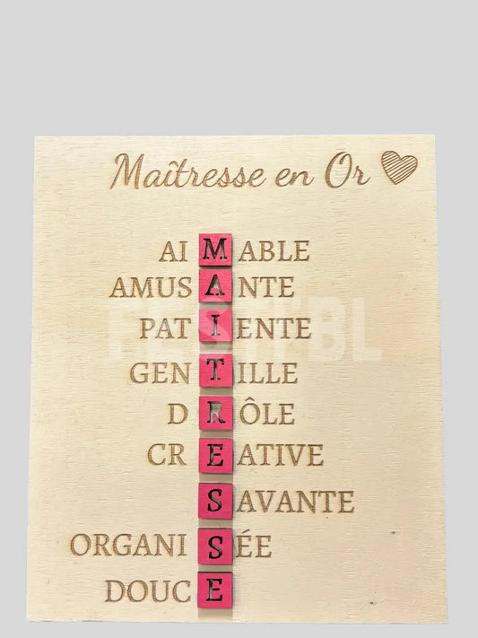 Cadeaux pour Maîtres/ Maîtresses