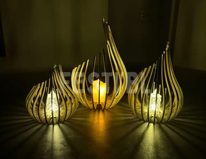 Chaleureuse lampe a bougie