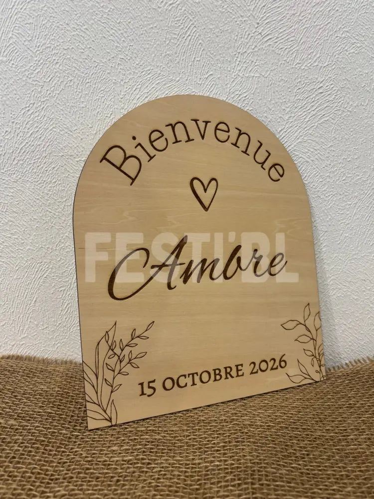 Création de naissance en bois