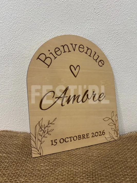 Création de naissance en bois