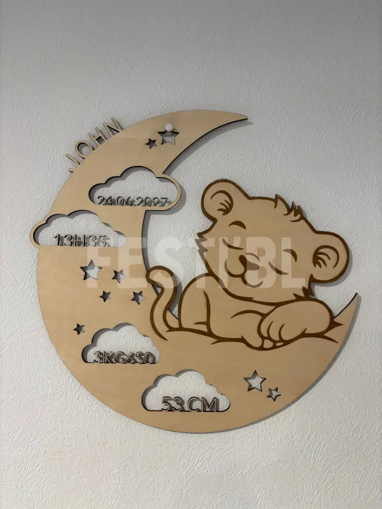 Création de naissance en bois