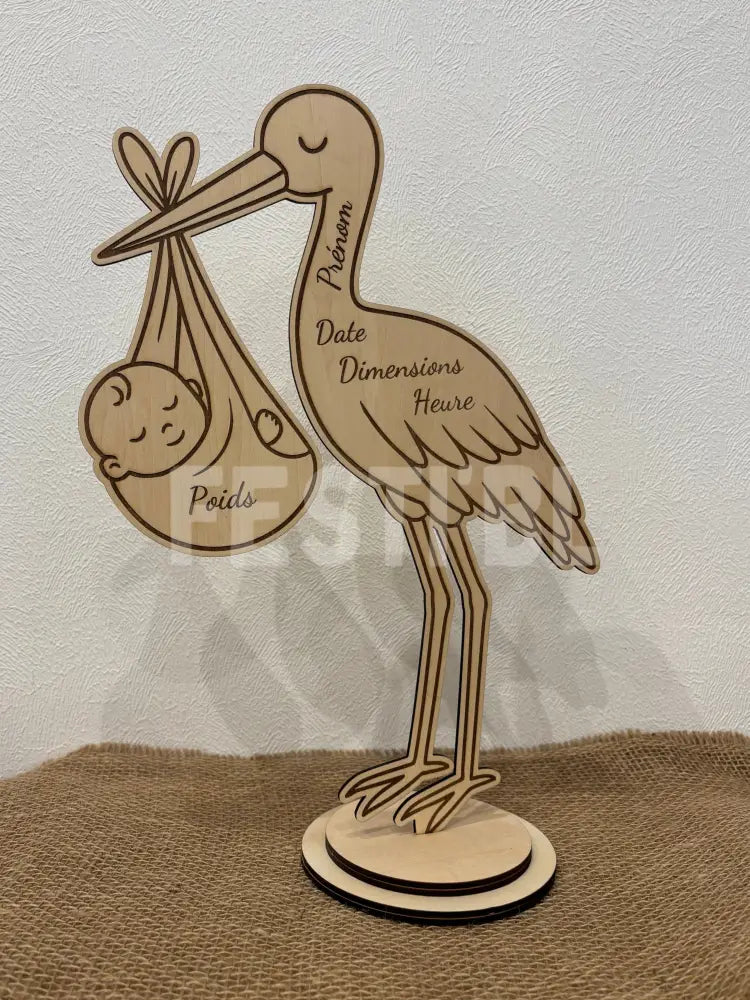 Création de naissance en bois