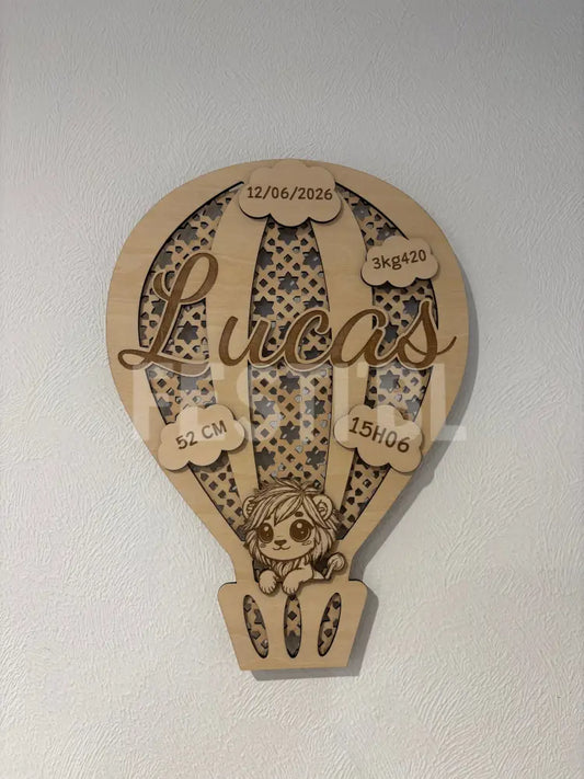 Création de naissance en bois