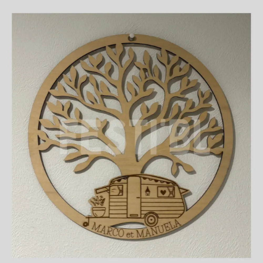 Création en bois pour caravane