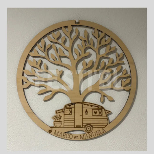 Création en bois pour caravane