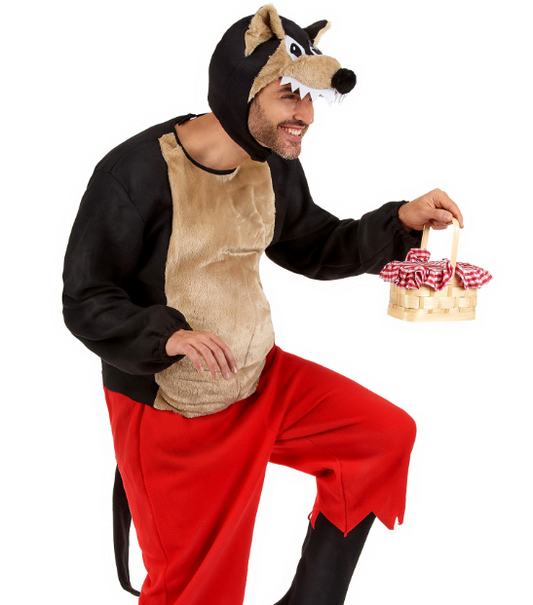 Déguisement grand loup adulte