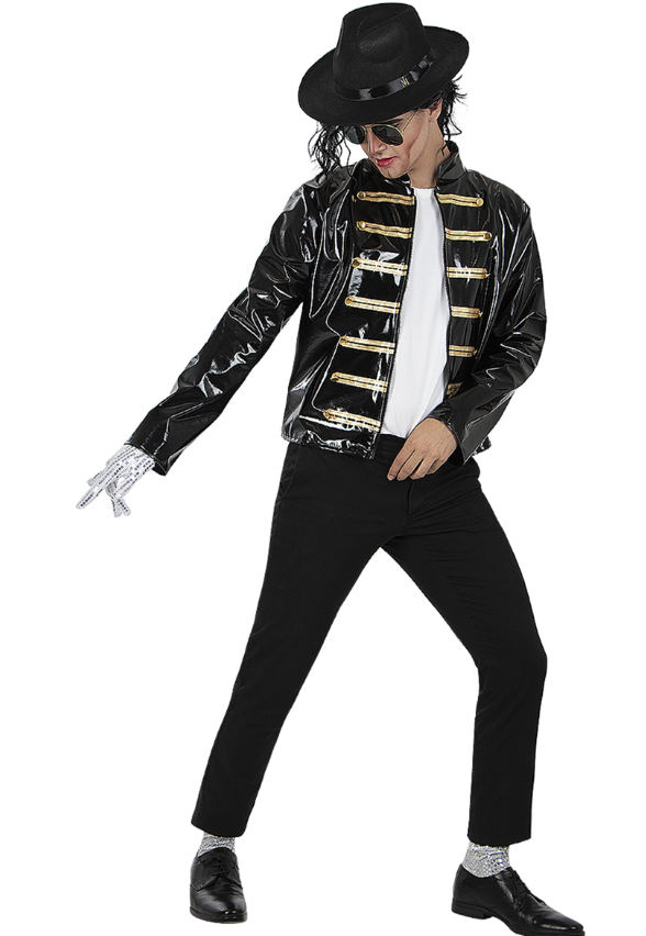 Veste noire Michael Jackson™ adulte