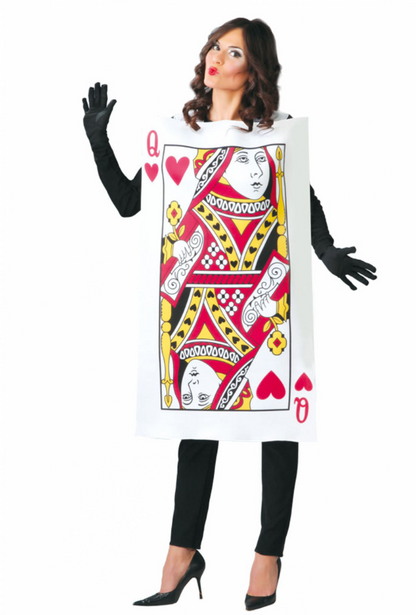 Déguisement carte reine de coeur femme