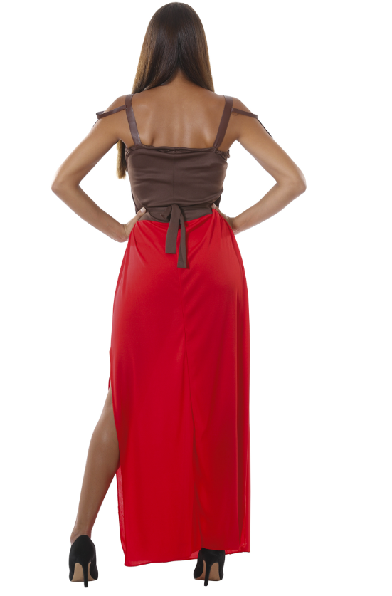 Déguisement robe longue guerrière femme