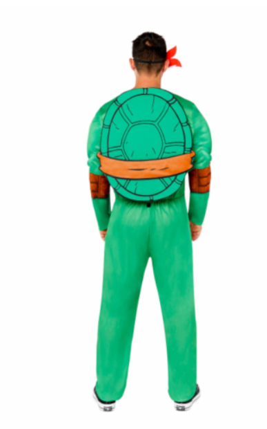 Déguisement Tortue Ninja™ luxe avec 4 masques adulte
