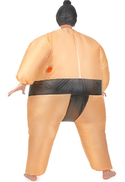 Déguisement humoristique sumo gonflable adulte